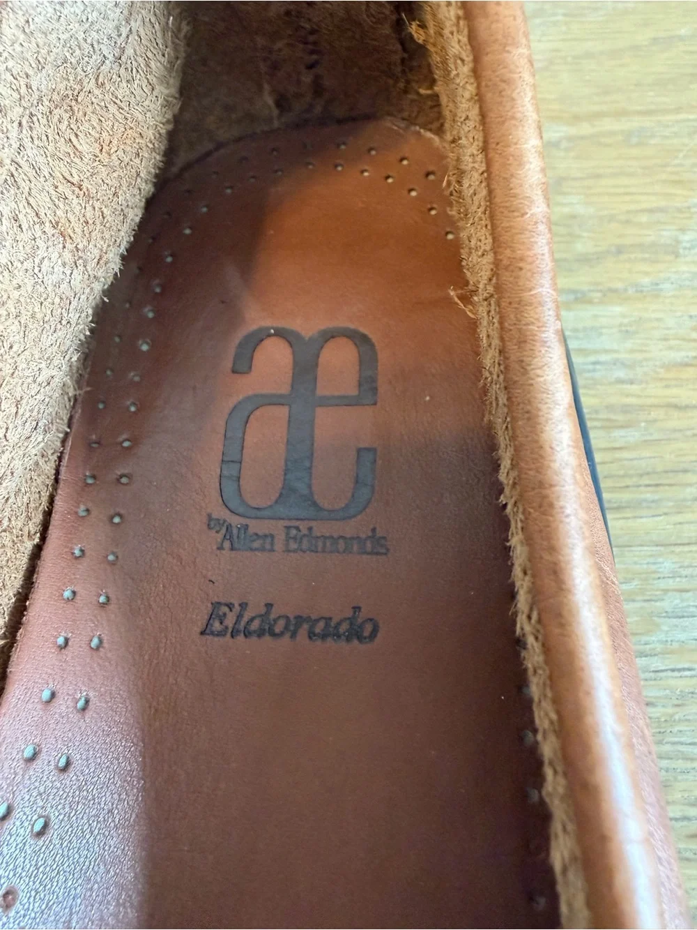 Allen Edmonds El Dorado brown leather Driving MOC Loafers Men’s Size 10 D